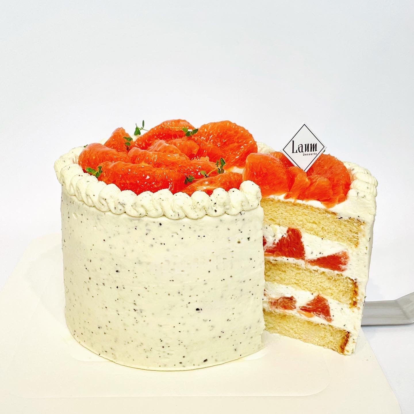 Earl Grey & Grapefruit Cake ๐ โ Healthy cake, Low Sugar, Gluten-free option (Sydney)
