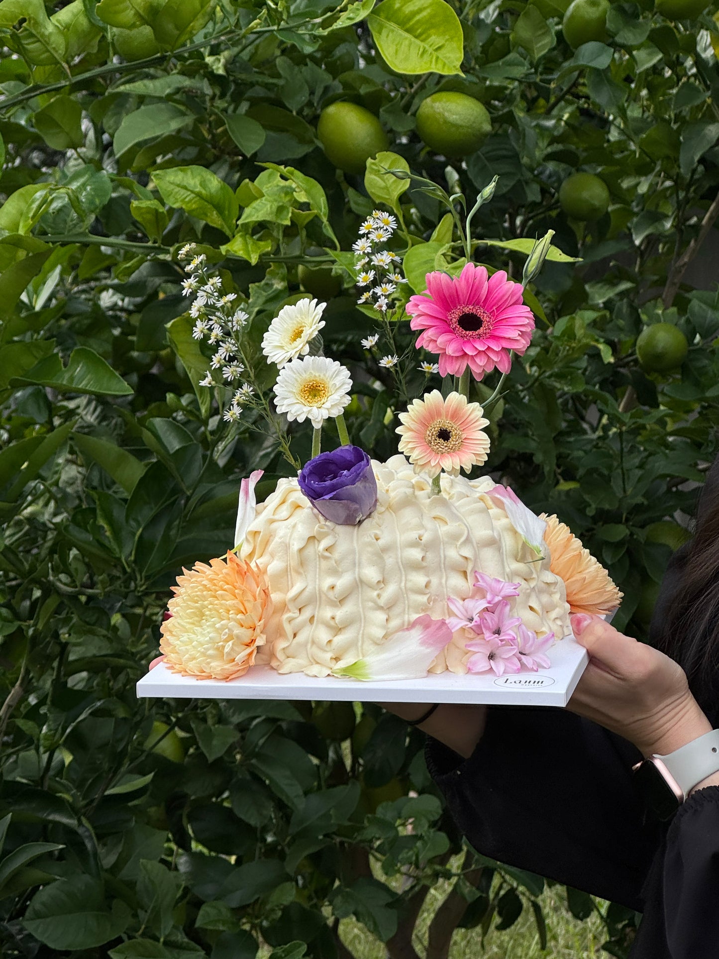 Flower Garden Cake 💐 – low GI, sugar, gluten, multigrain (Sydney Pickup)
