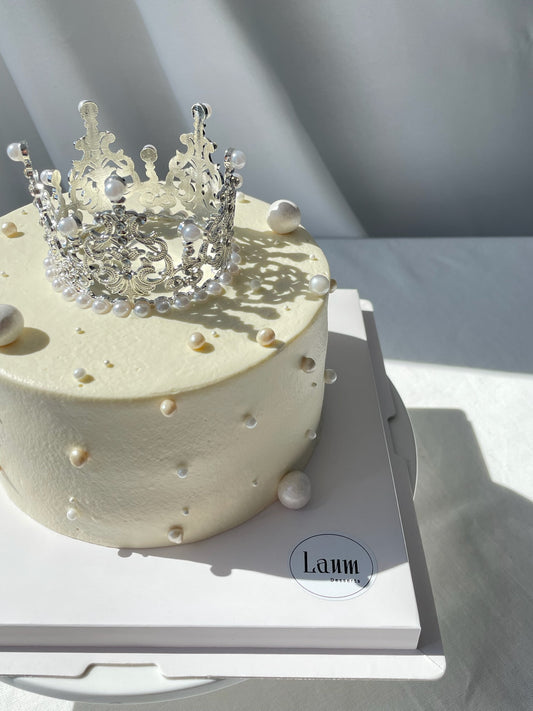 ✨ Pearl Tiara Cake ✨ (Gluten-free, Low GI, Multi grain based, healthier choice)