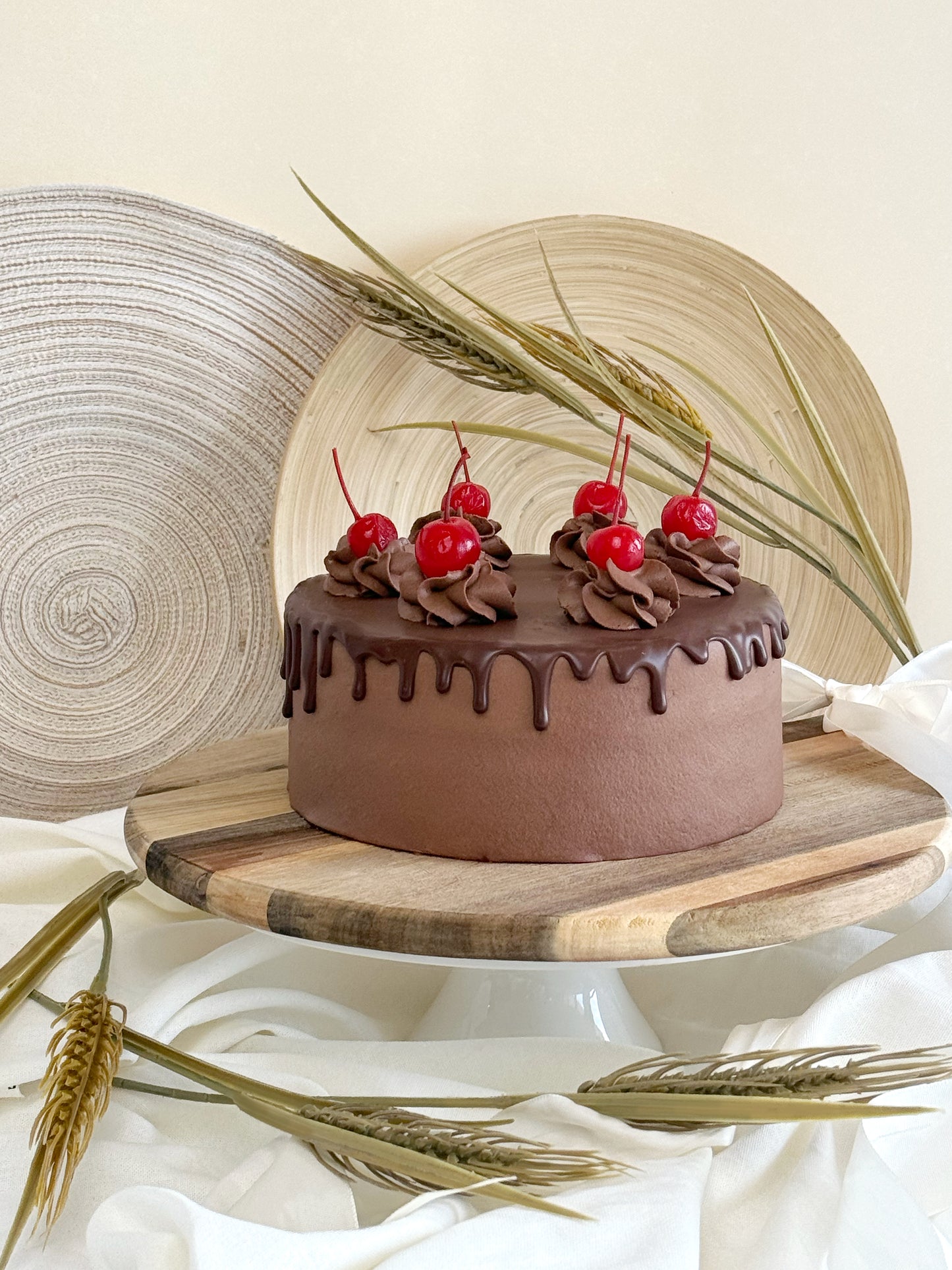 Dark Chocolate cake 🍫 - Healthy cake, Low Sugar, Gluten-free option (Sydney)