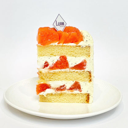 Earl Grey & Grapefruit Cake 🍊 – Healthy cake, Low Sugar, Gluten-free option (Sydney)
