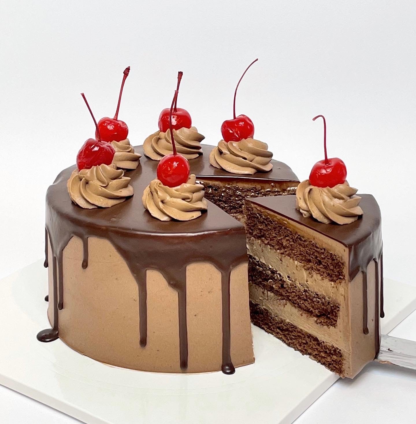 Dark Chocolate cake 🍫 - Healthy cake, Low Sugar, Gluten-free option (Sydney)