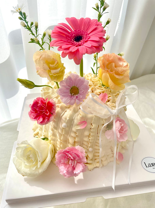 Flower Garden Cake 💐 – low GI, sugar, gluten, multigrain (Sydney Pickup)