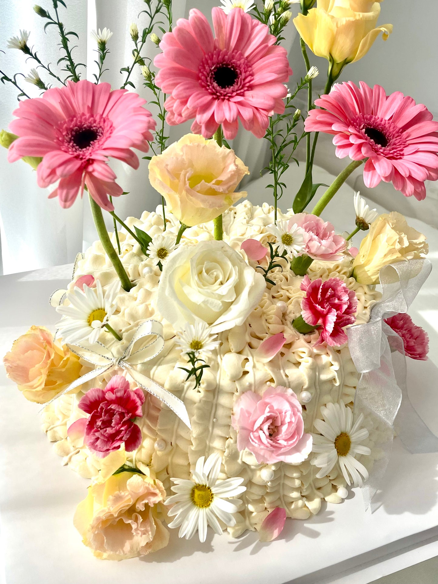 Flower Garden Cake 💐 – low GI, sugar, gluten, multigrain (Sydney Pickup)