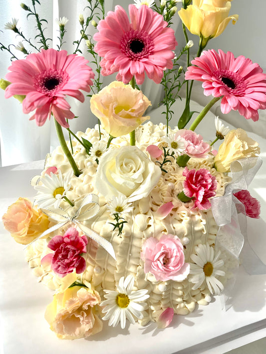 Flower Garden Cake 💐 – low GI, sugar, gluten, multigrain (Sydney Pickup)