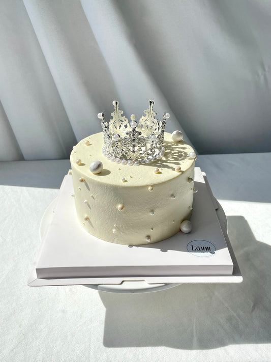 ✨ Pearl Tiara Cake ✨ (Low GI, Multi grain based, healthier choice)