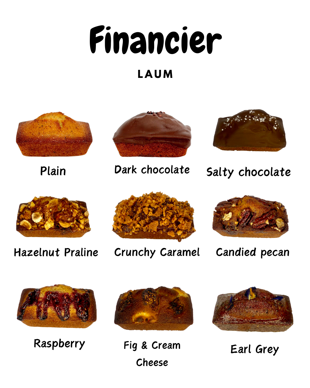 Financier(6set) 🎁 – Healthy dessert, Low Sugar, Gluten-Free, Mini Cake